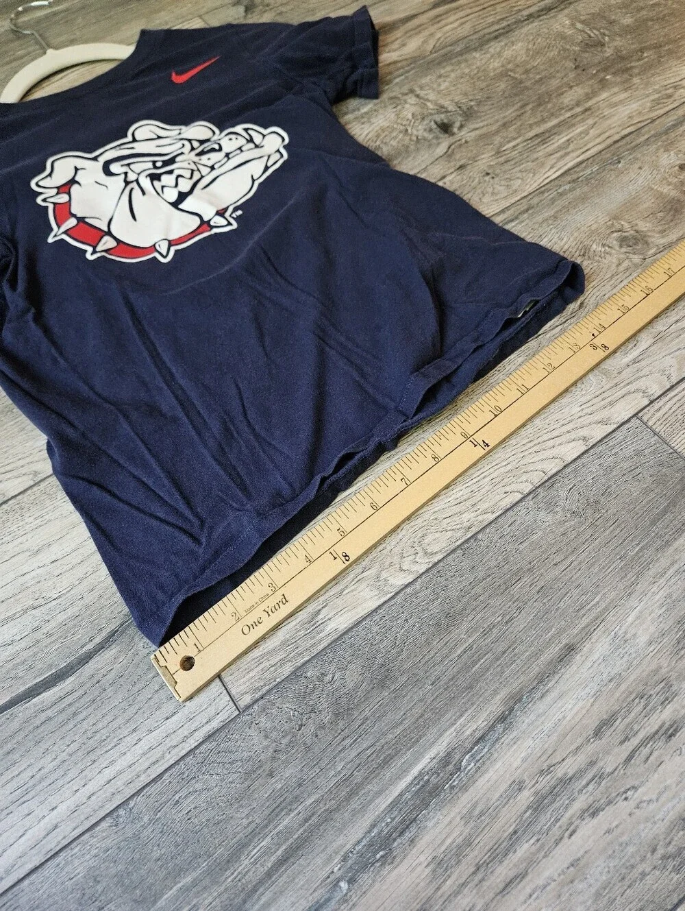 Nike Navy Short-Sleeve Bulldog Graphic Tee Gonzaga